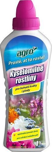 AGRO kapaln hnojivo pro kyselomiln rost. 1 l