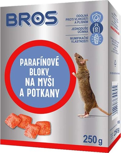 BROS - paraf. bloky na myi a pot. 250 g